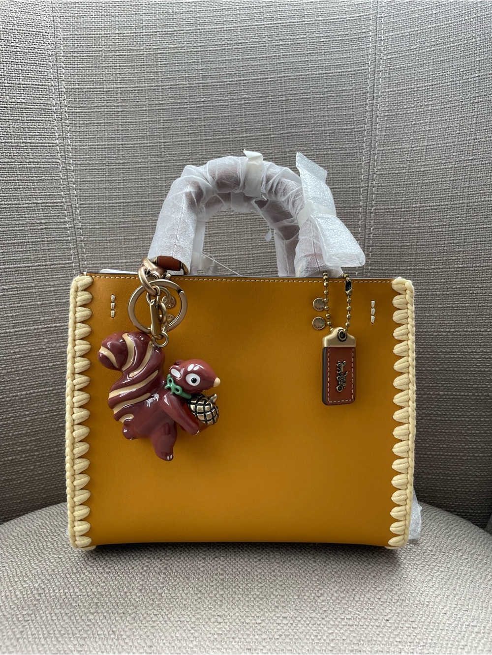 Coach Rogue 20 Bag With Crochet Colour B4/Buttercup NWT